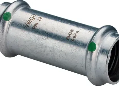 Viega 436407 Viega Sanpress Inox reparatie mof FF 28 x 28 mm