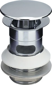 Viega 439040 Viega Eleganta afvoerplug 5/4 x 80 mm - chroom - voor wastafel met overloop