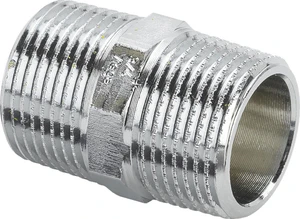 Viega chroom nippel MM 1/2 x 1/2 447908