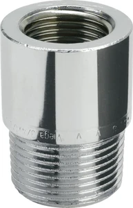 Viega 448165 Viega chroom ronde verloop mof FM 1/2 x 3/4