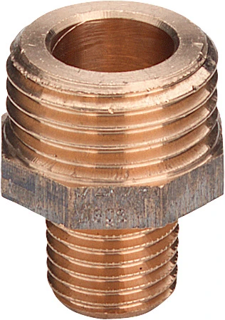 Viega brons verloop nippel vlak dichtend MM 3/4 x 5/4 458836