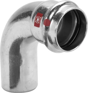 Viega 558239 Viega Prestabo staal verzinkt inschuif bocht 90° MF 35 x 35 mm