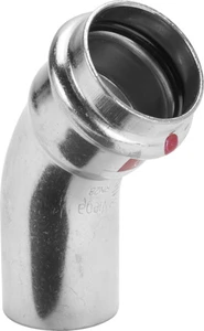 Viega Prestabo staal verzinkt inschuif bocht 45° MF 18 x 18 mm 558345