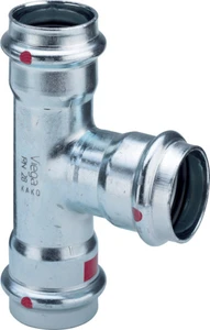 Viega Prestabo staal verzinkt verloop T-stuk FFF 42 x 35 x 42 mm 558802