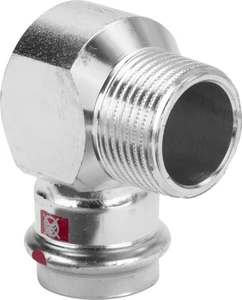 Viega 559533 Viega Prestabo staal verzinkt overgangsknie 90° MF 18 x 1/2 M