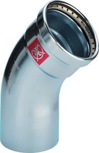 Viega 597702 Viega Prestabo staal verzinkt XL bocht 45° MF 88
