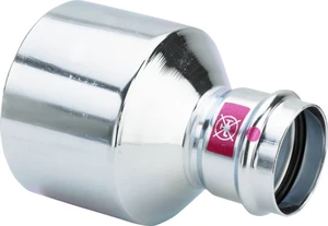 Viega Prestabo staal verzinkt XL verloop reductie MF 88,9 x 76,1 mm 598150