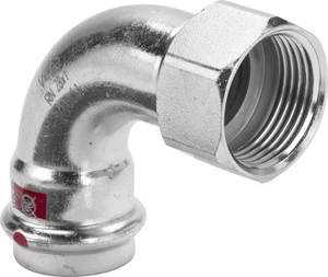 Viega 601324 Viega Prestabo staal verzinkt overgangsbocht 90° FF 22 x 3/4 F