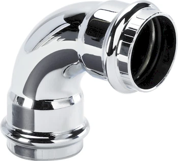 Viega 622329 Viega Universal chroom sifonbocht 90° FF 32 x 32 mm - chroom - met o-ringen