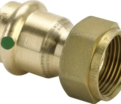 Viega 692629 Viega Profipress 2-delige koppeling met losse moer FF 28 x 4/4 F
