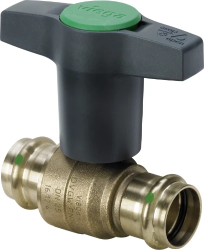 Viega Profipress Easytop bolkraan met T-hendel FF 22 x 22 mm 746391