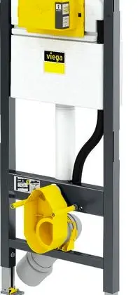 Viega 798772 Viega Prevista Dry WC-element 3-6 l - 1120 x 500 mm - met bevestingset - PP-bocht met reductie