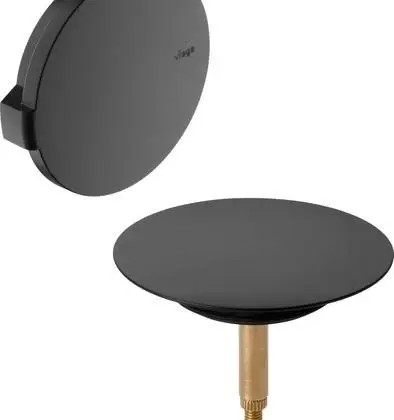 Viega Multiplex kleurset - zwart mat - model 6162.01 - draaiknop en stop 806118