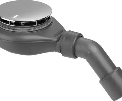 Viega Tempoplex douchesifon 90 mm - waterslot 30 mm - 0,55 l/s - chroom - model 6967 836566