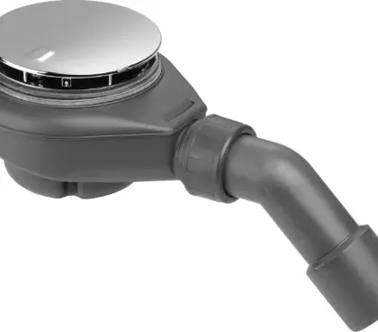 Viega Tempoplex douchesifon 90 mm -waterslot 50 mm - 0,64 l/s - chroom - model 6966 837037
