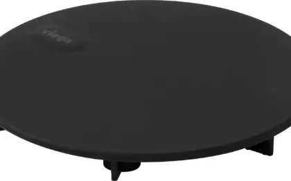 Viega Tempoplex afdekplaat kunststof - zwart mat - model 696601 850050