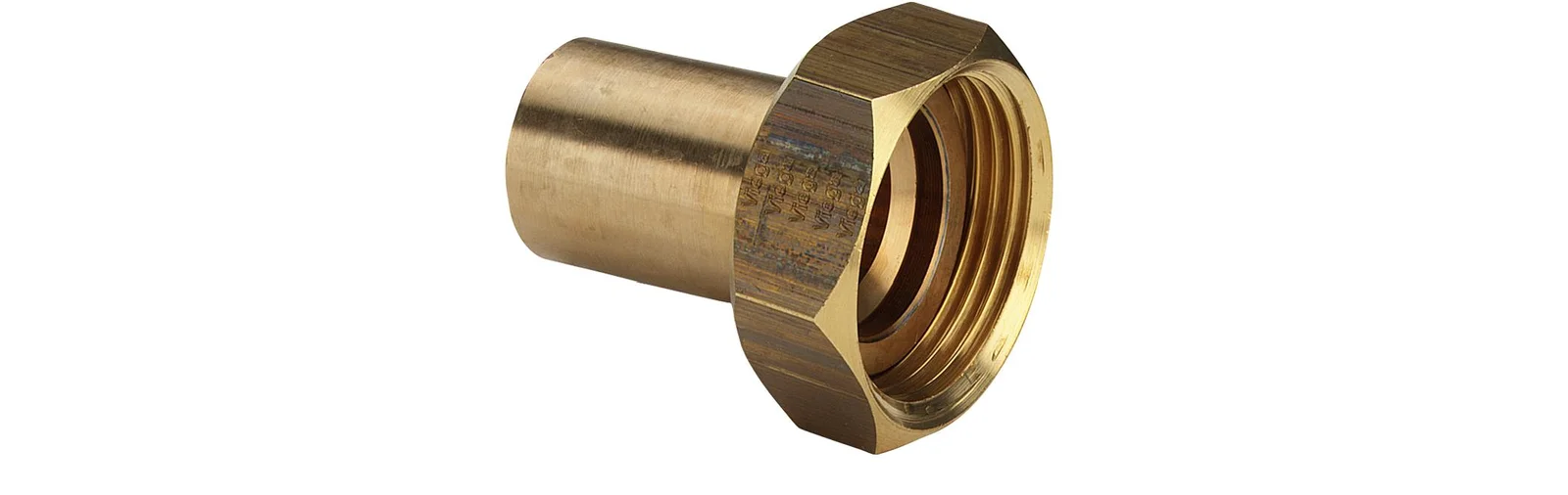 Viega Brons pers 2del kop 28 M X 1.1/4 F WATER Viega Profipress 2264 338534