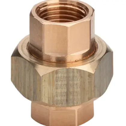 Viega Draad-3-delige koppeling FF brons vlakdichtend 1" Viega 3330 271046
