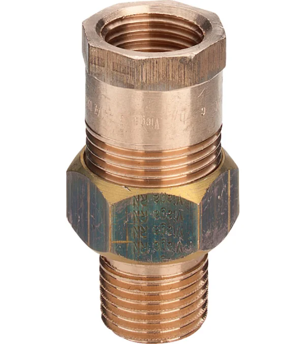 Viega Draad-3-delige koppeling MF brons conisch dichtend 5/4" Viega 3341 447038