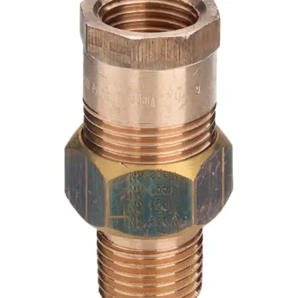 Viega Draad-3-delige koppeling MF brons conisch dichtend 6/4" Viega 3341 447045