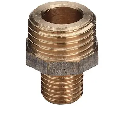 Viega Draadovergangsstuk brons vlakke rand 1/2" M  x  3/4" M Viega 3247 446833
