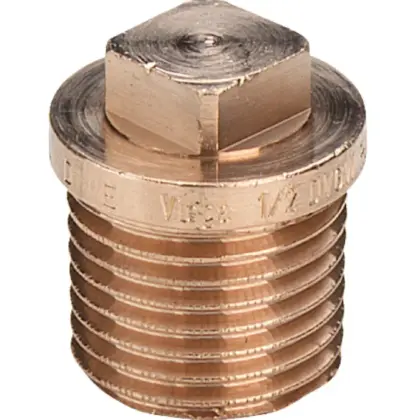 Viega Draadstop brons met buitenrand 2" M Viega 3290 322151
