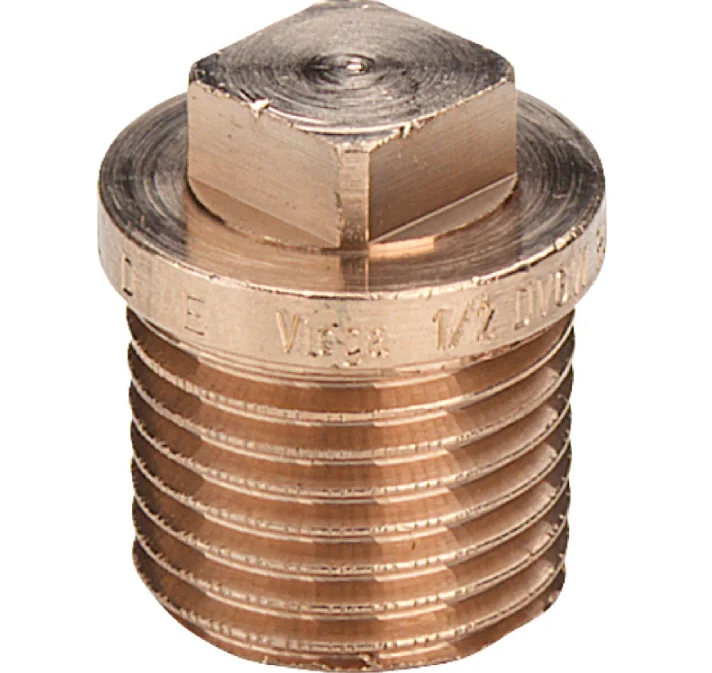 Viega Draadstop brons met buitenrand 2" M Viega 3290 322151