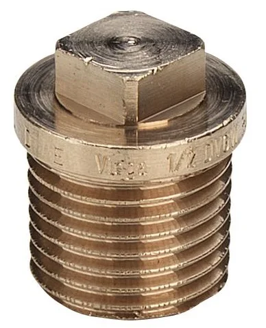 Viega Draadstop brons met buitenrand 6/4" M Viega 3290 322168