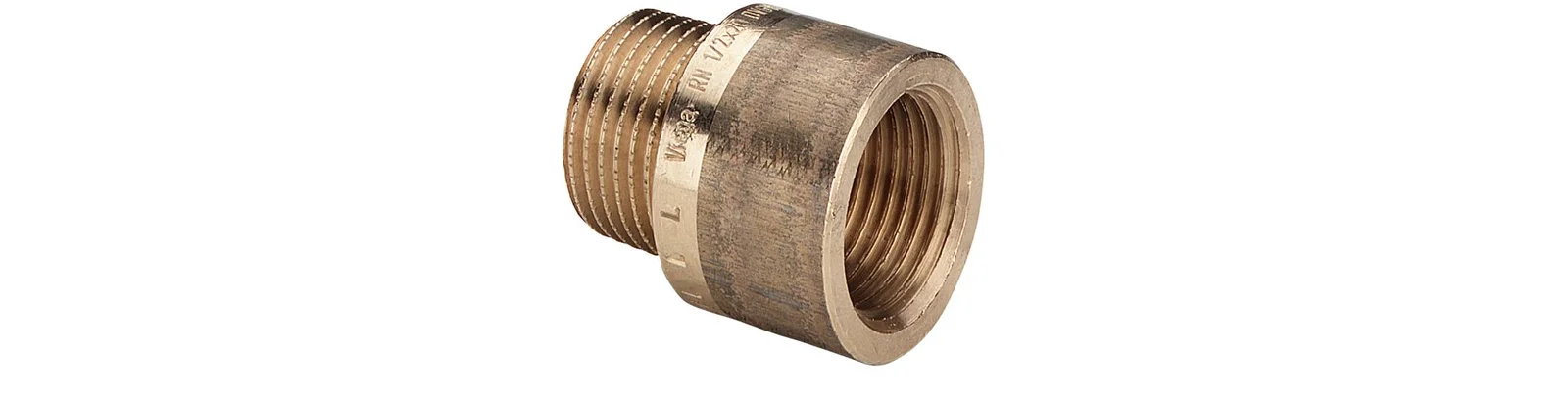 Viega Draadverlengstuk brons 1/2" x 25mm Viega 3525 354985