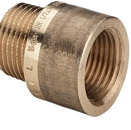 Viega Draadverlengstuk brons 3/4" x 15mm Viega 3525 364861
