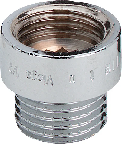 Viega Draadverlengstuk brons verchroomd 1/2" x 20mm Viega 3526 447175