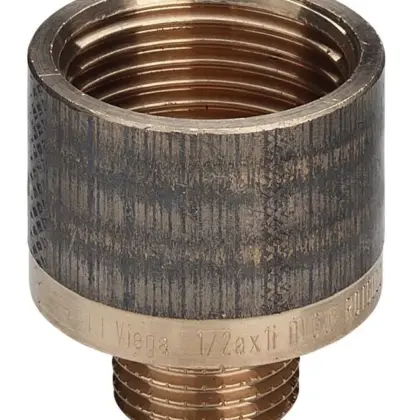 Viega Draadverloopmof brons 1" x 1/2" FM Viega 3242 320430