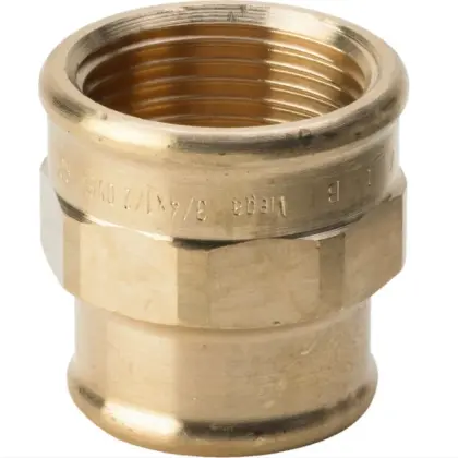 Viega Draadverloopmof brons 2" x 5/4" FF Viega 3240 271893