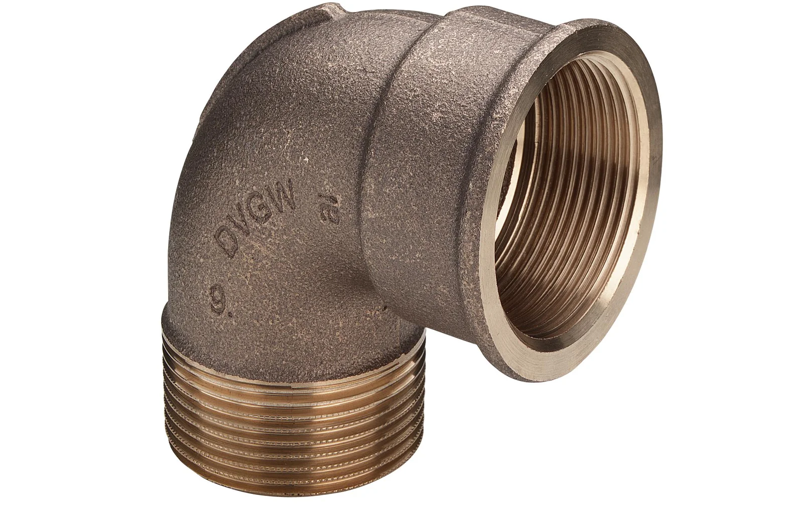 Viega Knie 90 brons 1 1/4 MF viega model 3092 264109