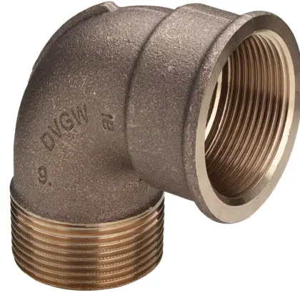 Viega Knie 90 brons 3/4 MF viega model 3092 264000