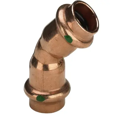 Viega Persbocht koper 18mm FF 45° (drink)water Viega Profipress Koper 2426 292416