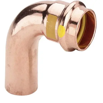 Viega Persinsteekbocht koper 28mm MF 90° gas Viega Profipress G Koper 2616.1 345563
