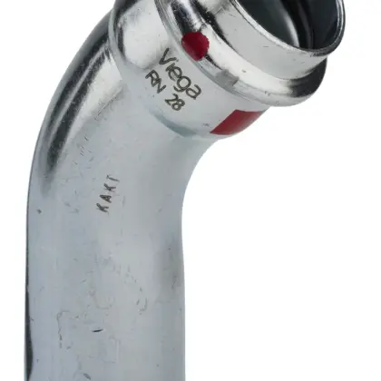 Viega Persinsteekbocht staal 22mm MF 45° verwarming Viega Prestabo 1126.1 558352