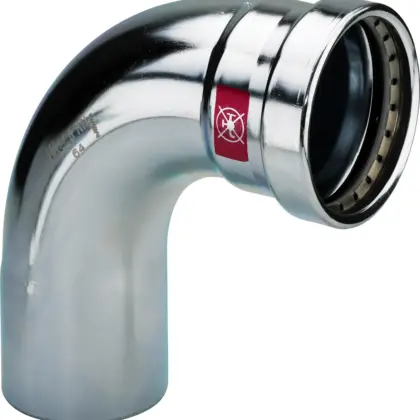 Viega Persinsteekbocht staal 76.1mm MF 45° verwarming Viega Prestabo 1126.1XL 597696
