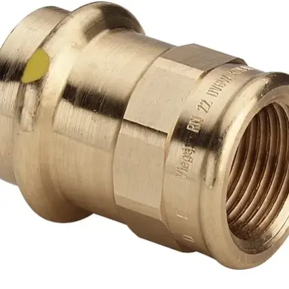 Viega Persovergangsstuk brons 28mm x 1" F gas Viega Profipress G Koper 2612 346430