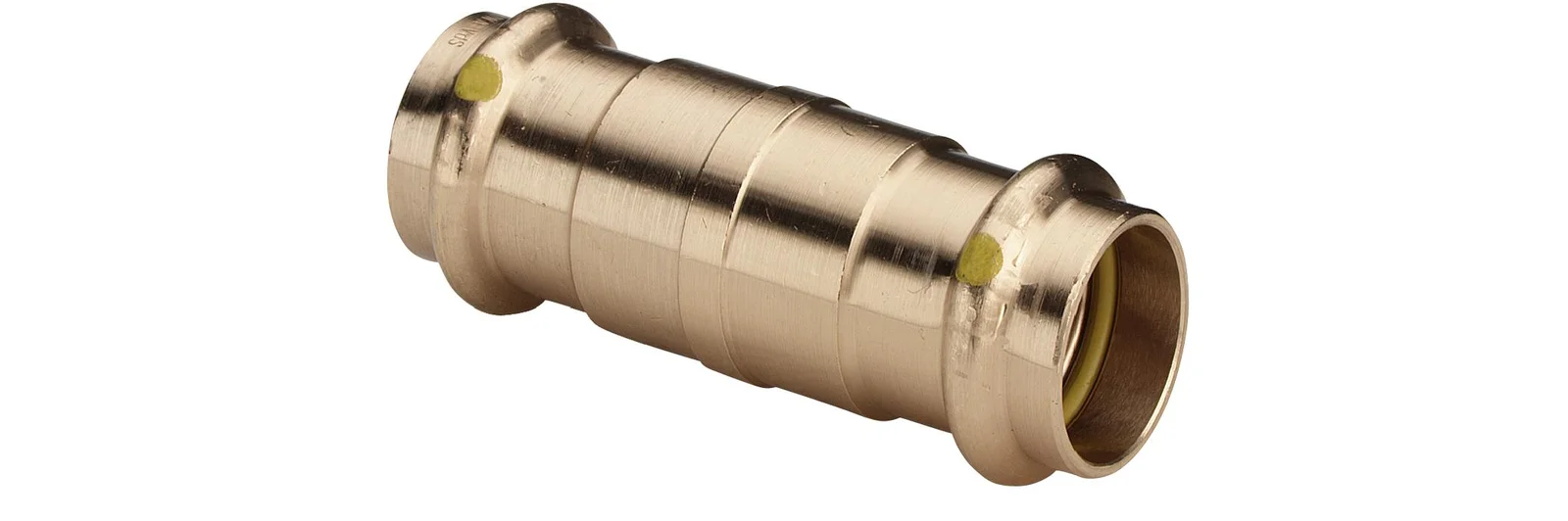 Viega Persschuifmof brons 22mm FF gas Viega Profipress G Koper 2615.5 394189