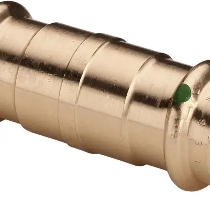 Viega Persschuifmof brons 28mm FF (drink)water Viega Sanpress 2215.5 122133