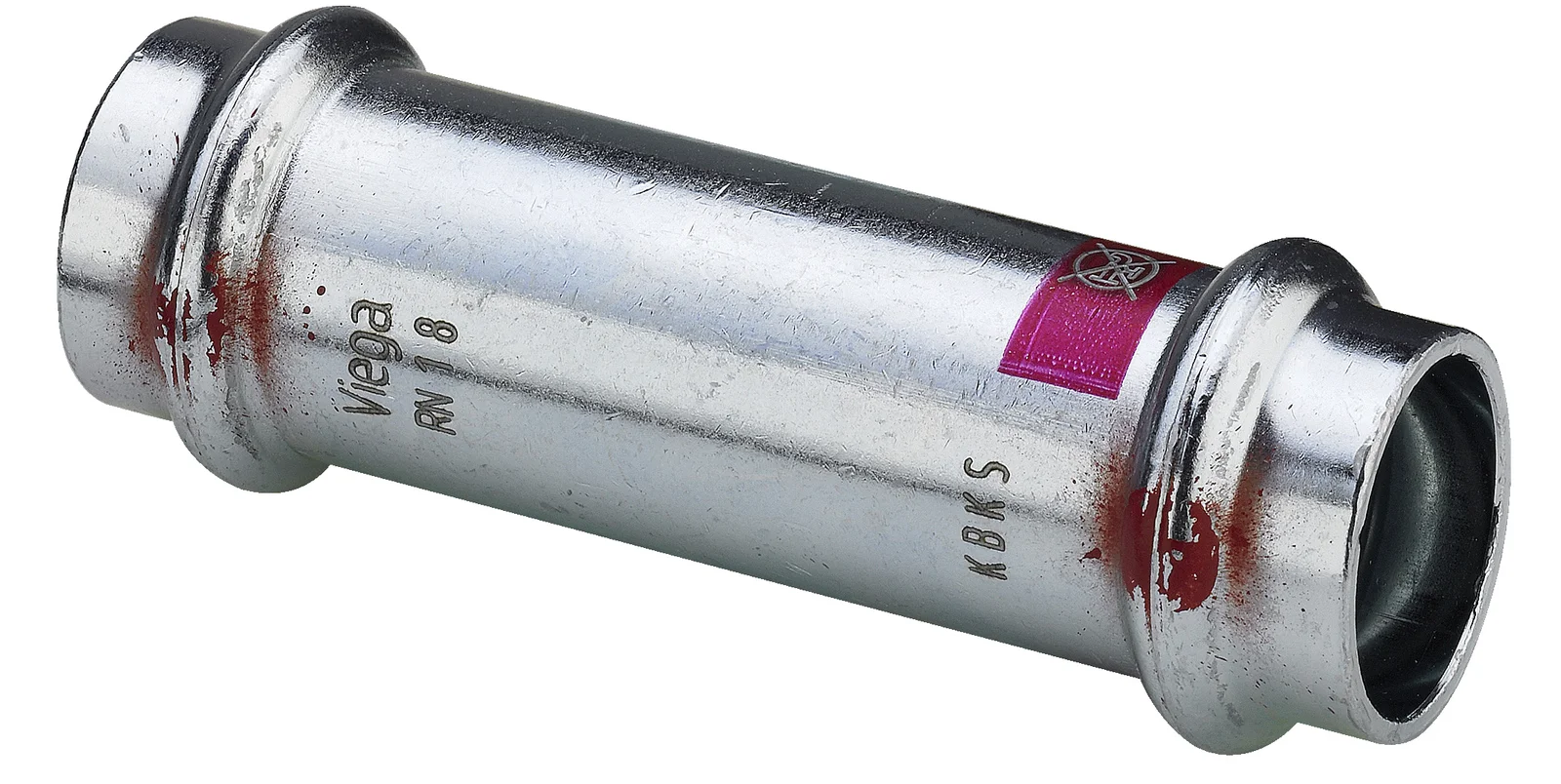 Viega Persschuifmof staal 28mm FF verwarming Viega Prestabo 1115.5 558086