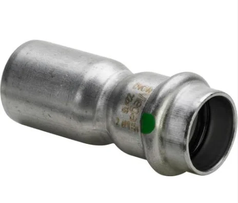 Viega Persverloopmof inox 42x22mm FF (drink)water Viega Sanpress Inox 2315.1 436315