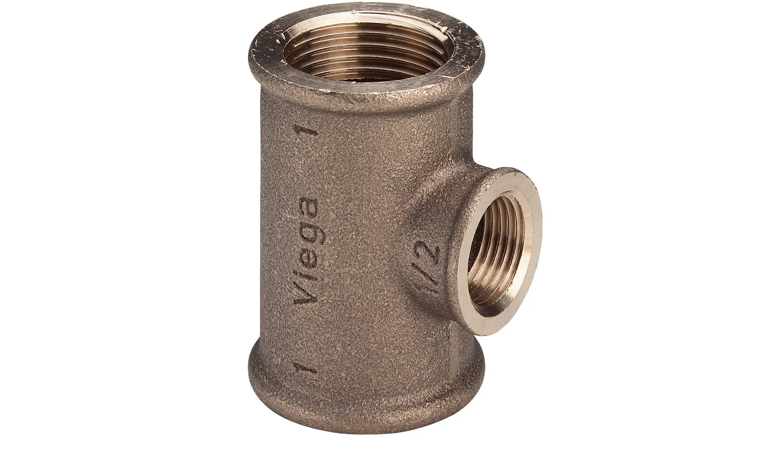 Viega T-stuk brons 1 1/2 viega model 3130 264307