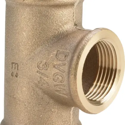 Viega T-stuk brons 3/4 viega model 3130 264246