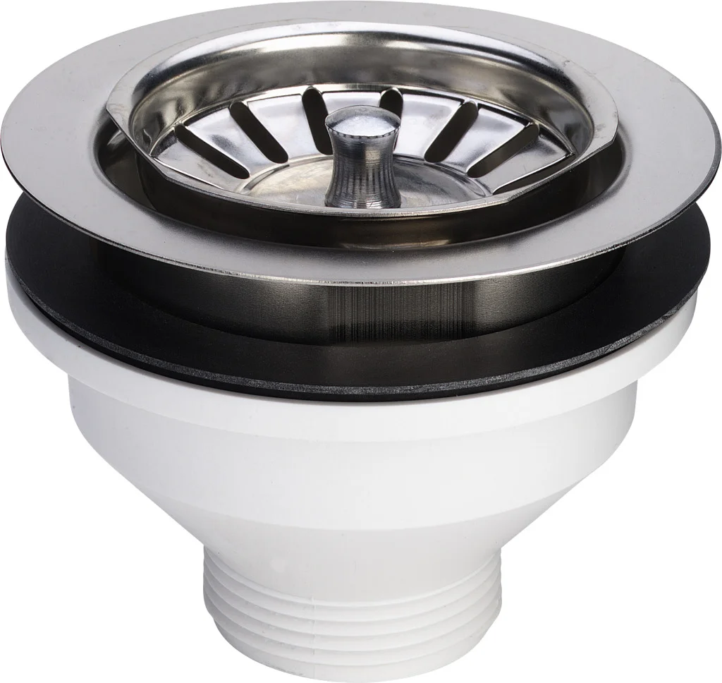 Viega Afvoerplug spec. 1 1/2 x 114,5 chroomnikkelstaal model 7128 viega 109967