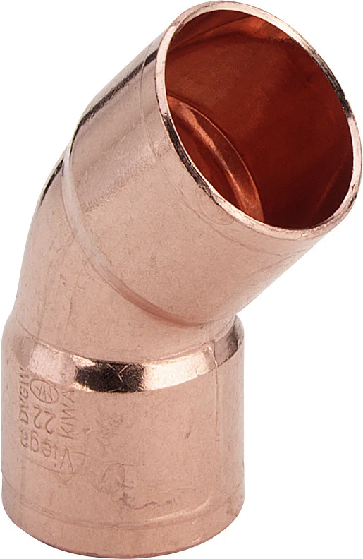 Viega Bocht 45gr 64,0 FF koper / blank model 95041 viega 138394