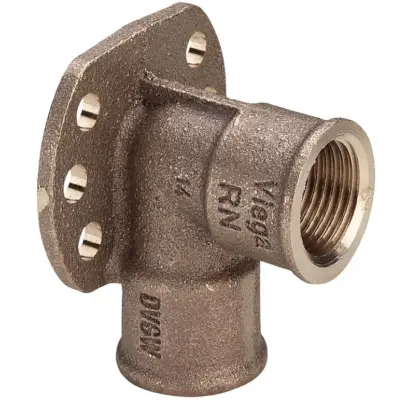 Viega Muurplaat 1/2 brons / blank viega model 3471 259778
