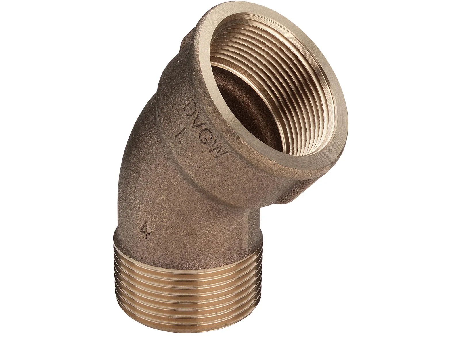 Viega Knie 45gr brons 3/4 MF viega model 3121 264185
